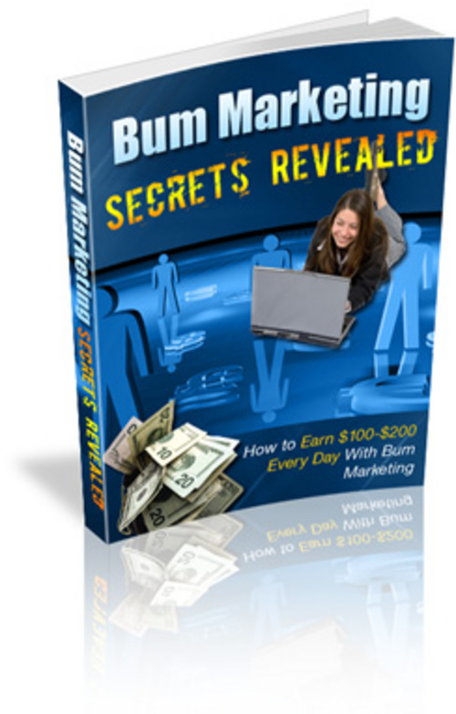 Product picture **Bum Marketing Secrets Revealed** New 